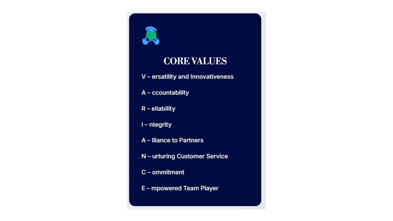 Company's culture and value information