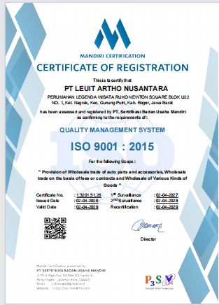 ISO 9001 : 2015 2026