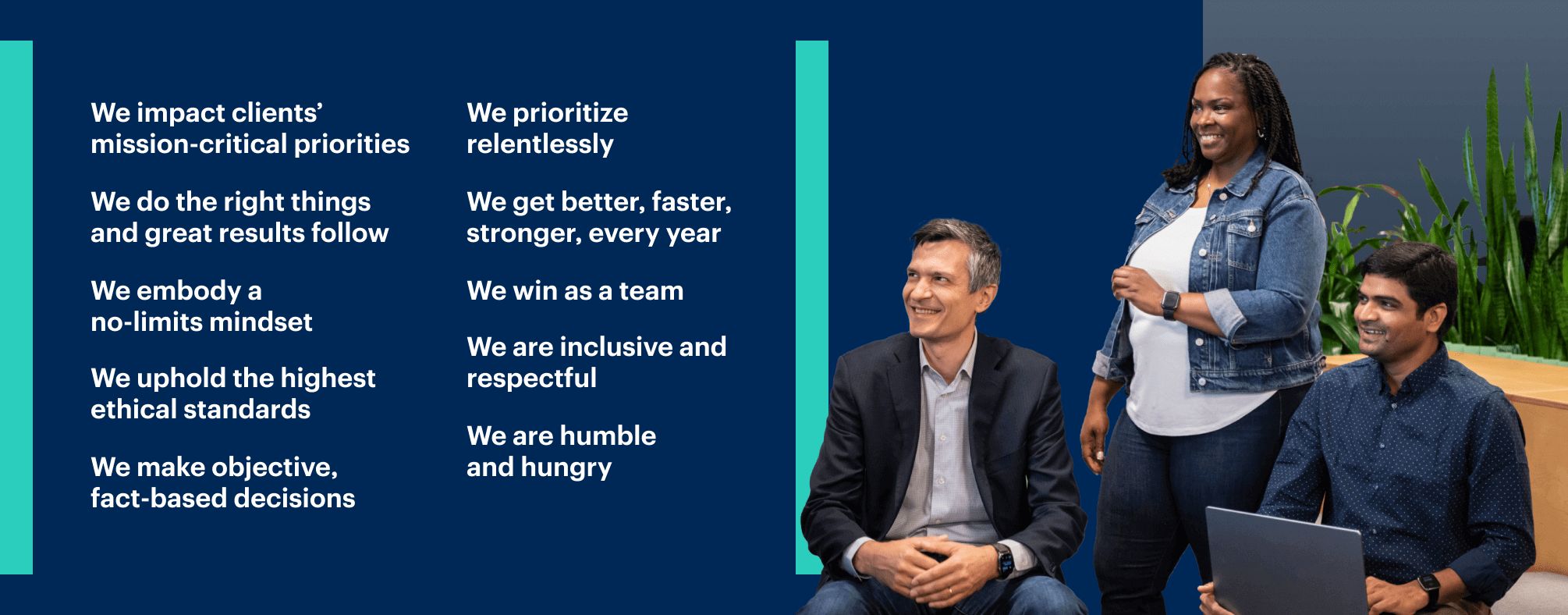 Company's culture and value information