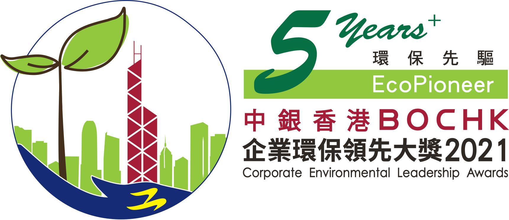 5 Years+ EcoPioneer of BOCHK 2021