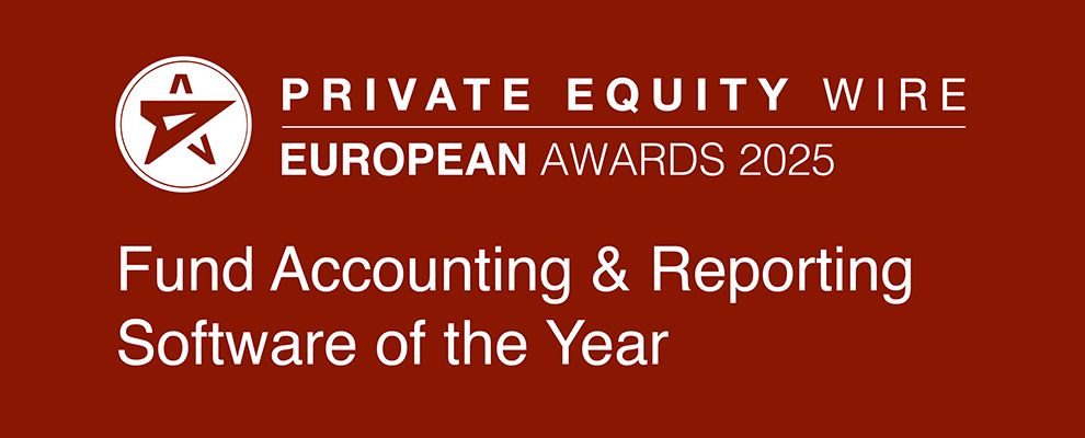 Private Equity Wire European Awards – Fund Accounting & Reporting Software 2025