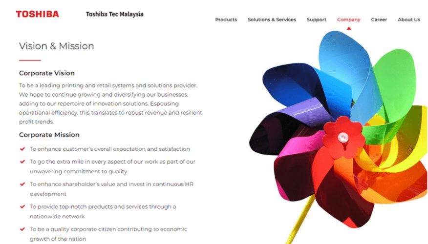 Company's culture and value information