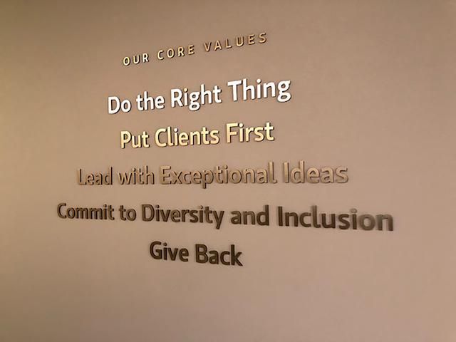 Company's culture and value information