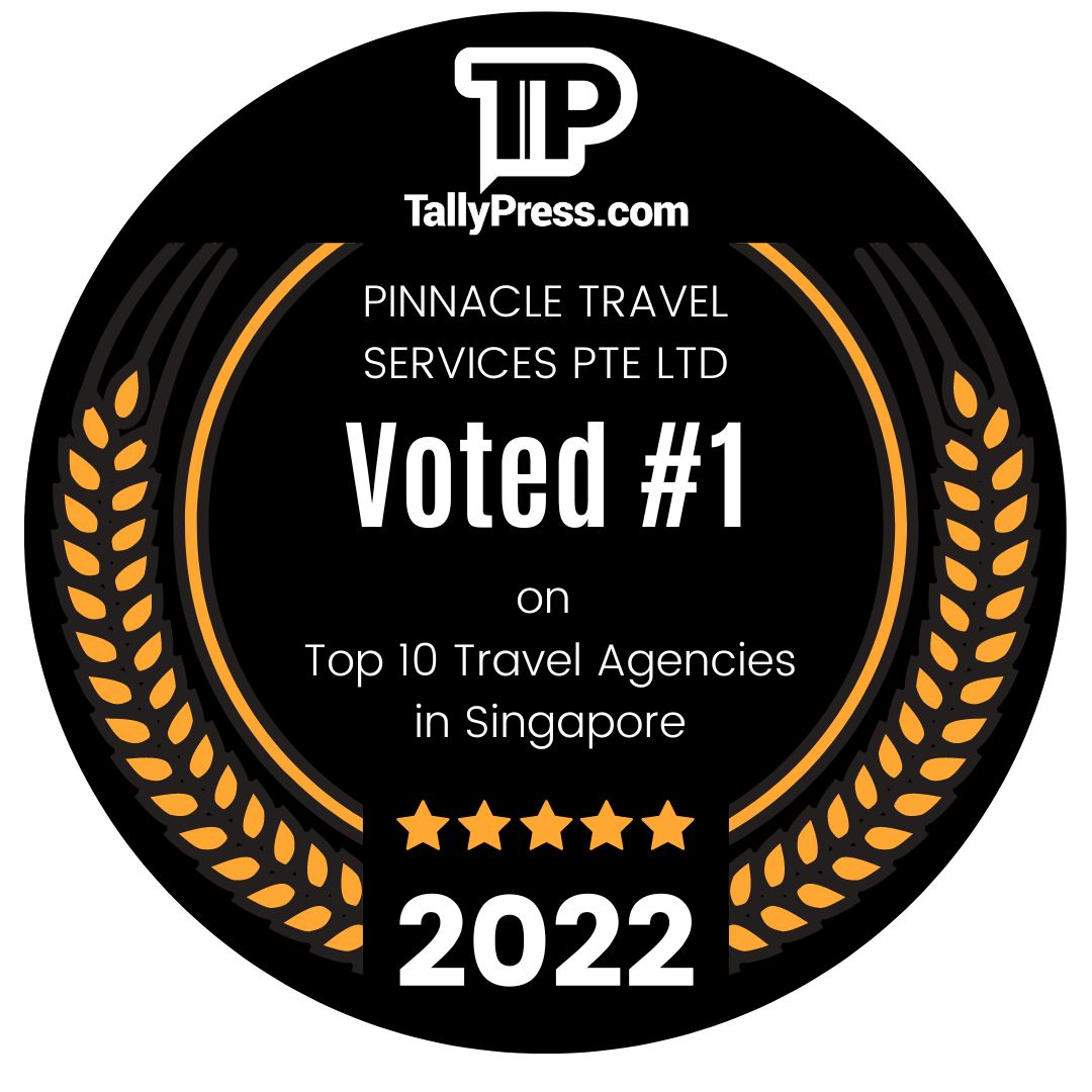 #1 Winner of Top 10 Travel Agencies in Singapore 2022