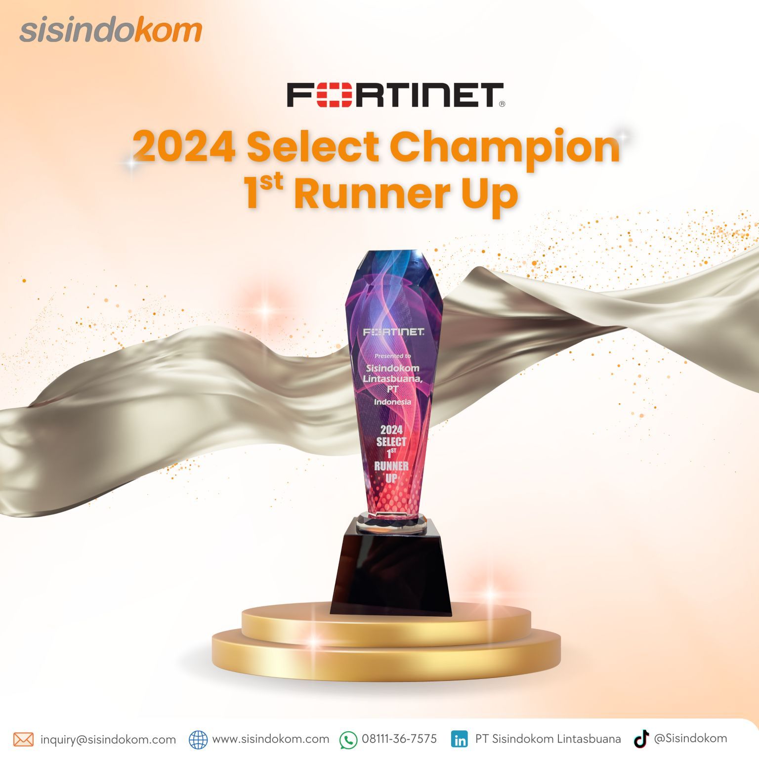 2024 Fortinet Select 1st Runner-Up Champion 2024