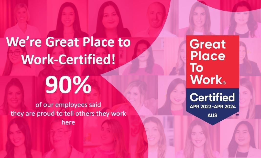 Benefit Cosmetics is Great Place to Work certified in Australia! 2023