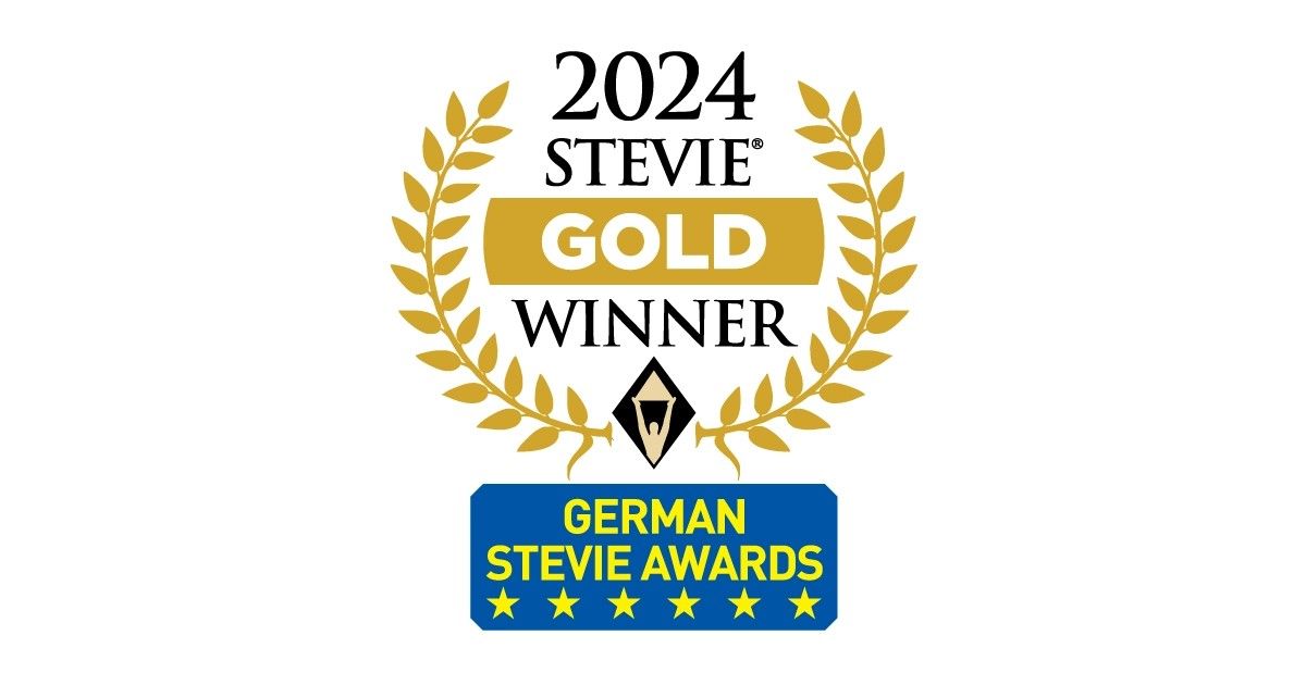 Gold winner of the German Stevie Awards 2024 2024