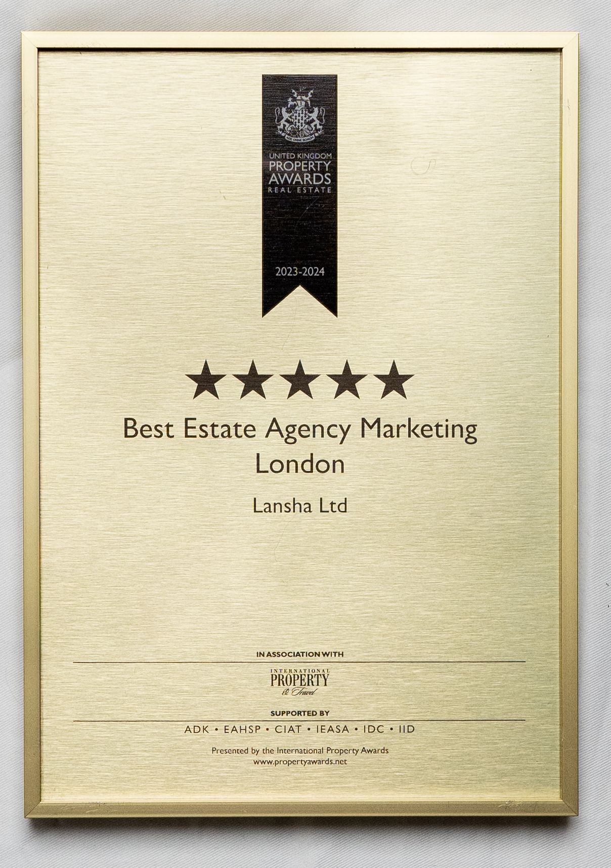 IPA Best Estate Agency Marketing London 2023
