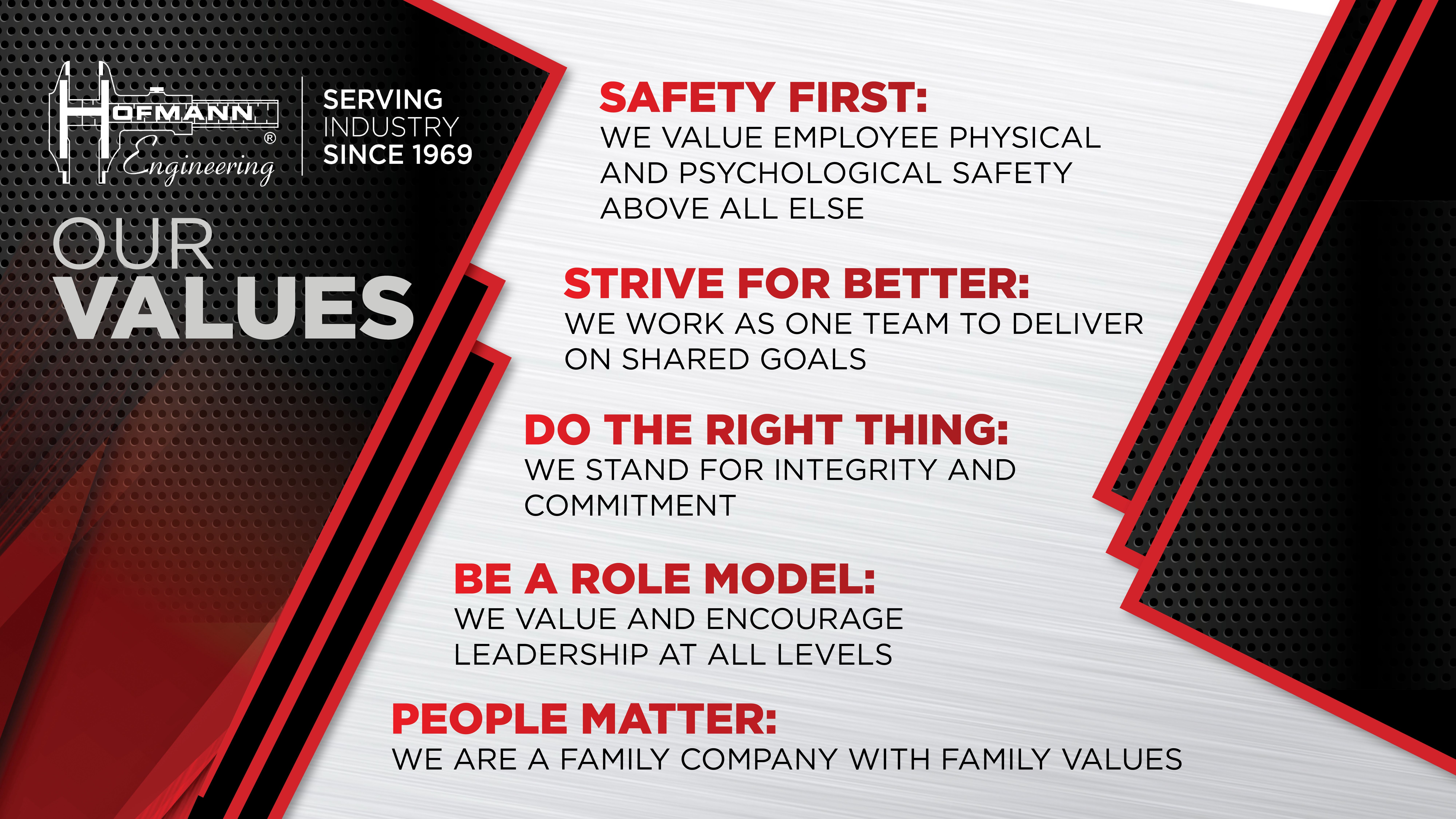 Company's culture and value information