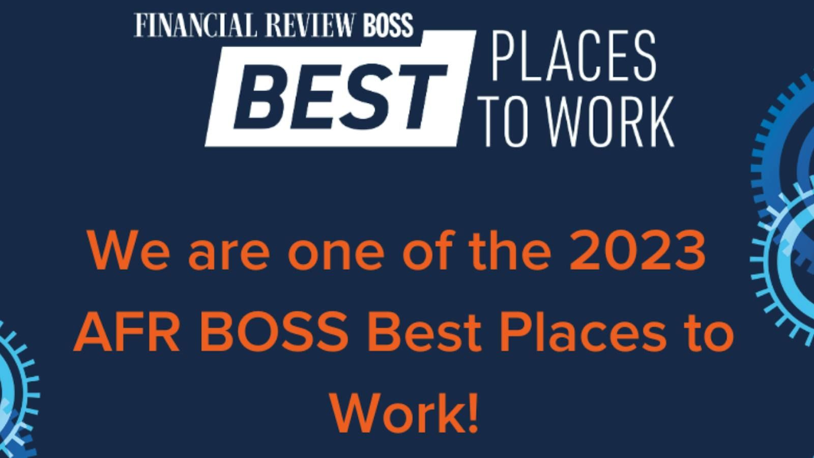 AFR Boss Best Places to Work 2023
