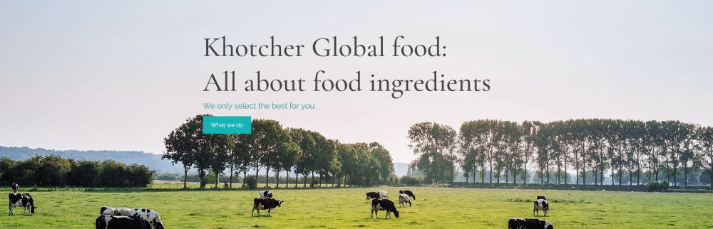 KHOTCHER GLOBAL FOOD CO., LTD.'s banner