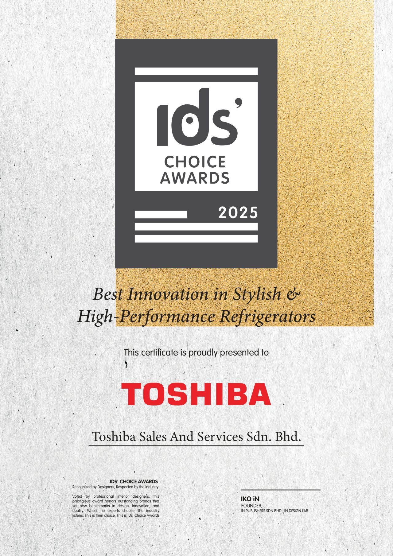 Best Innovation in Stylist & High-Performance Refrigerators 2025
