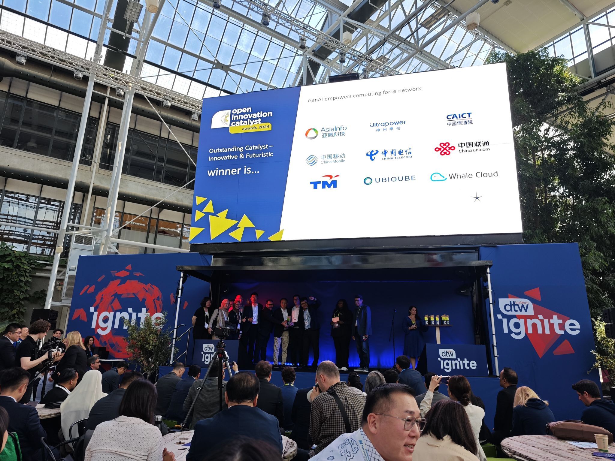 Innovative & Futuristic Award for GenAI Catalyst in Computing Force Network 2024