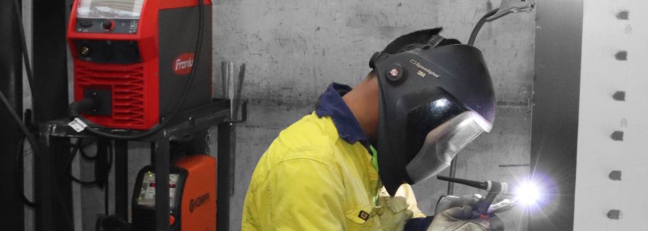 Welder at Draffin Street Furniture