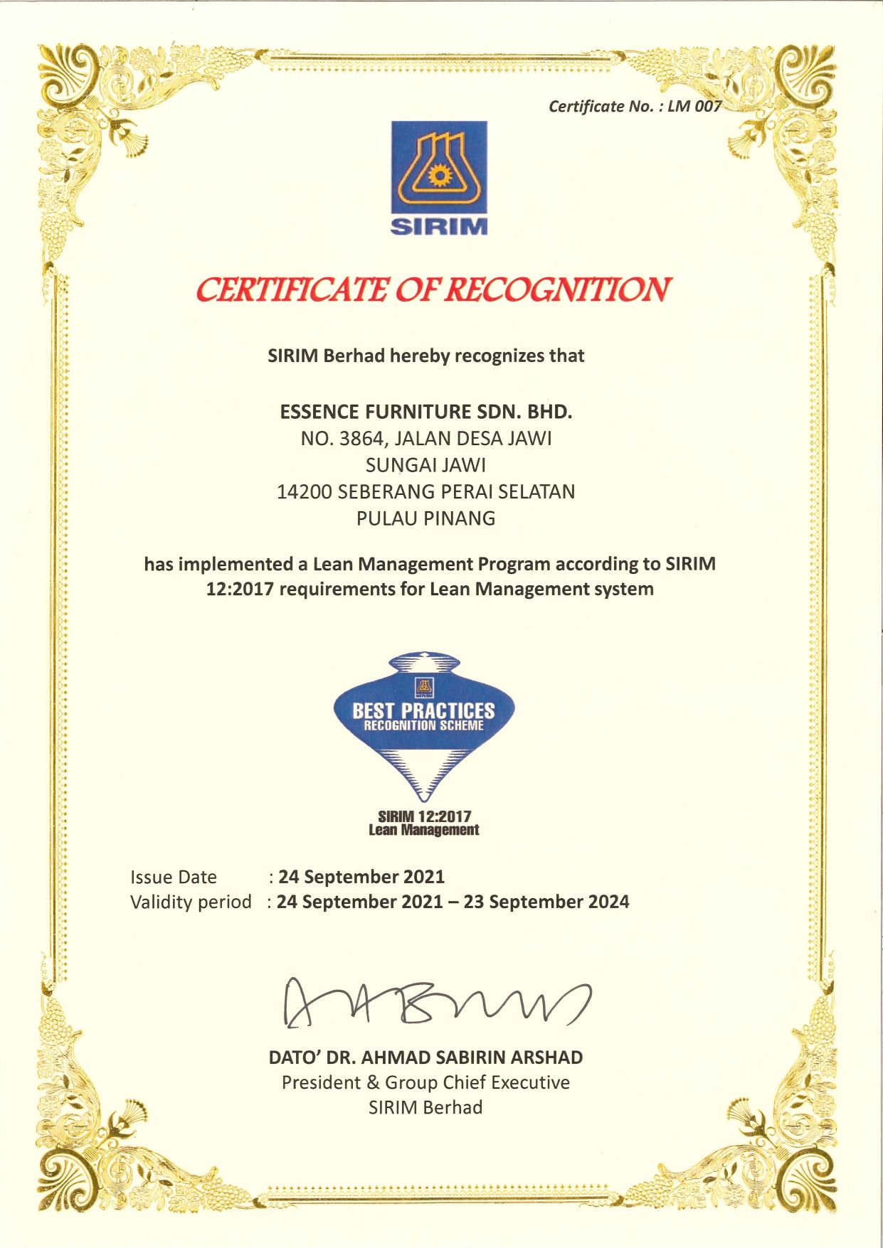 Lean Management System 2021