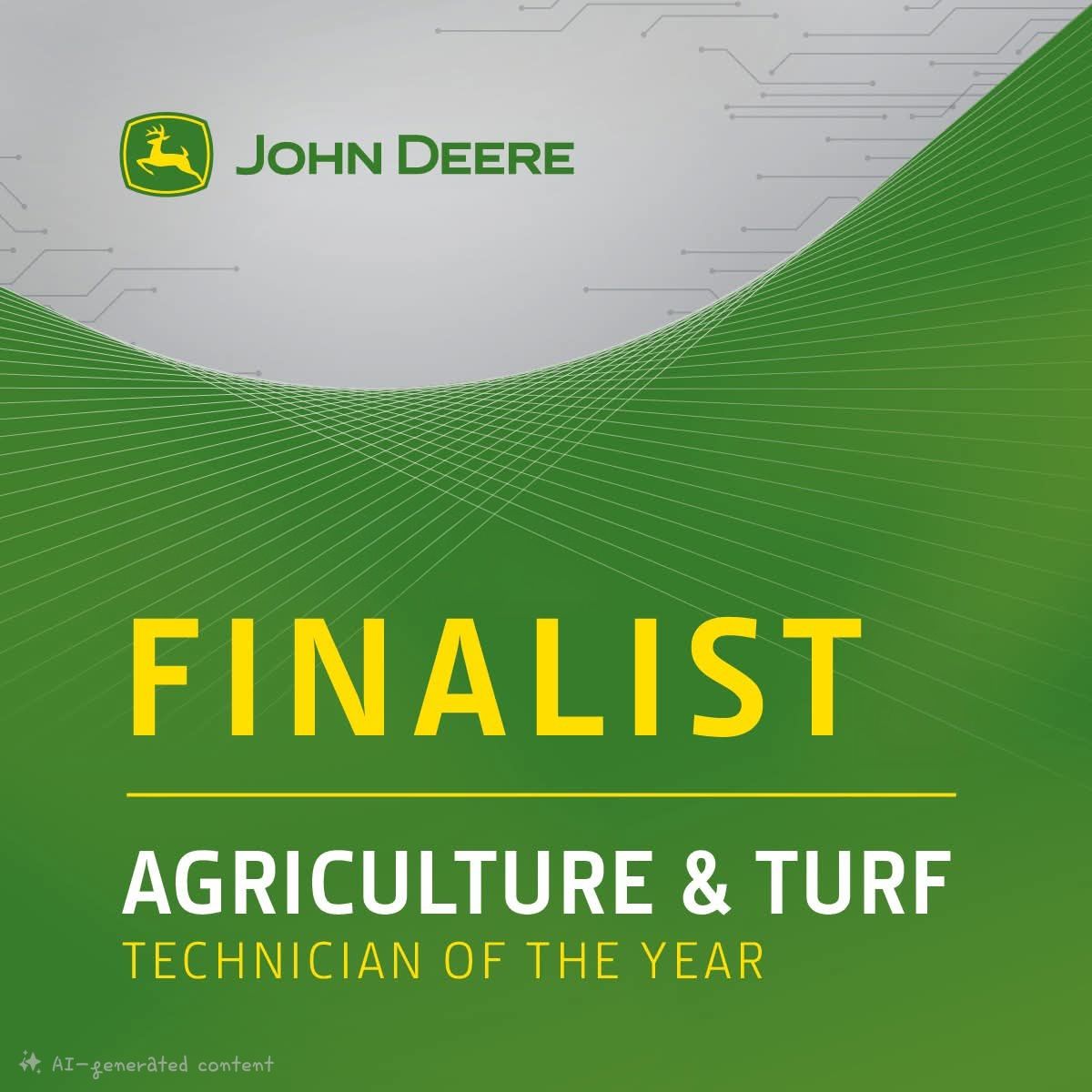 John Deere Service Technician of the Year - Finalist 2025