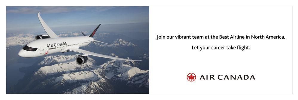 Air Canada's banner