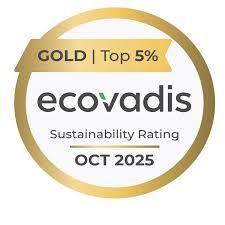 ECOVADIS - Gold Medal Rating - sustainability performance 2025