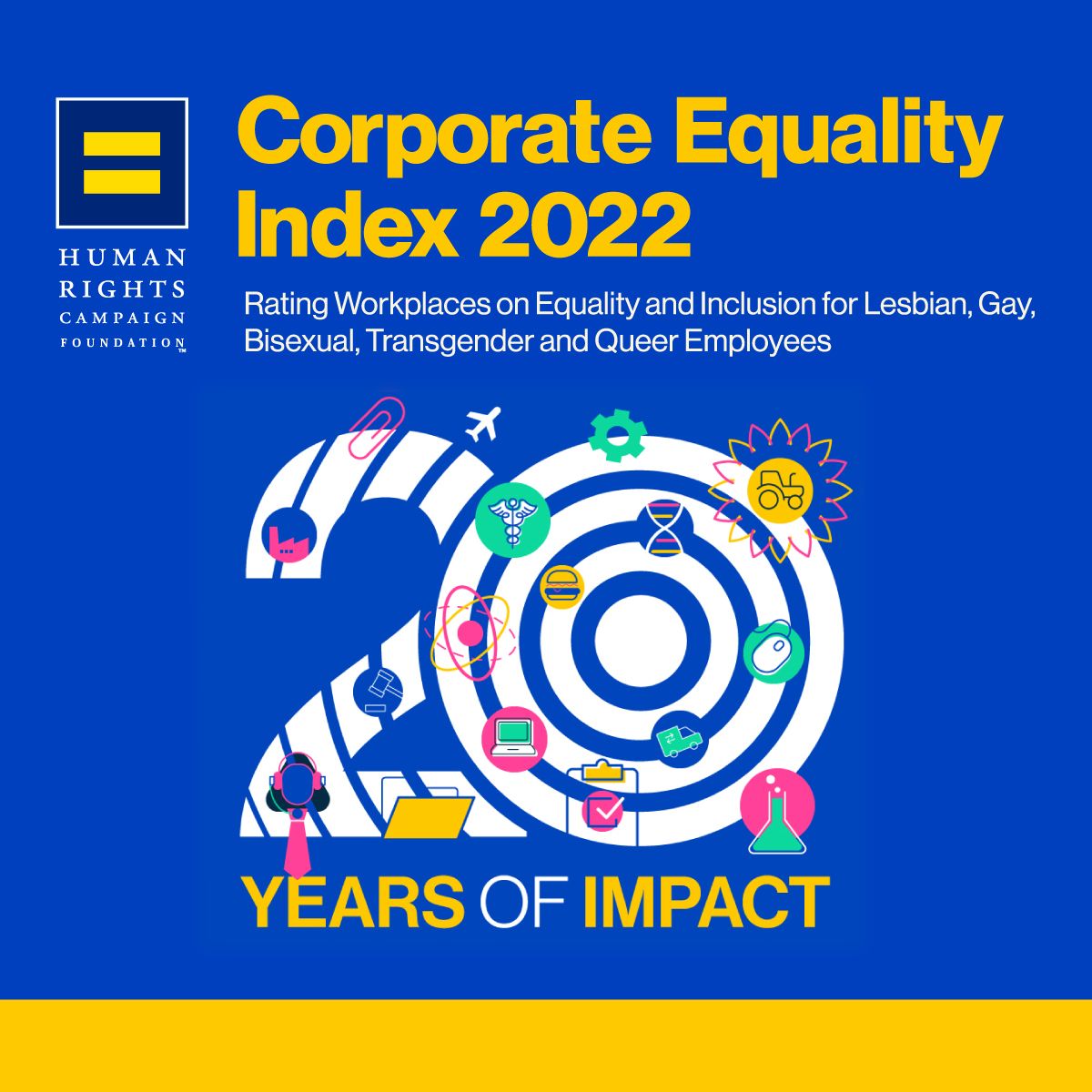 Human Rights Campaign (HRC) Foundation: 100% in the Corporate Equality Index 2022