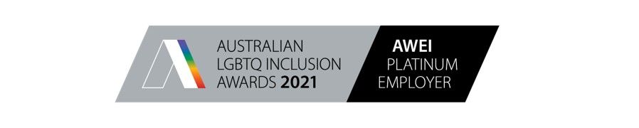 Australian Workplace Equality Index Platinum employer for the third year 2021