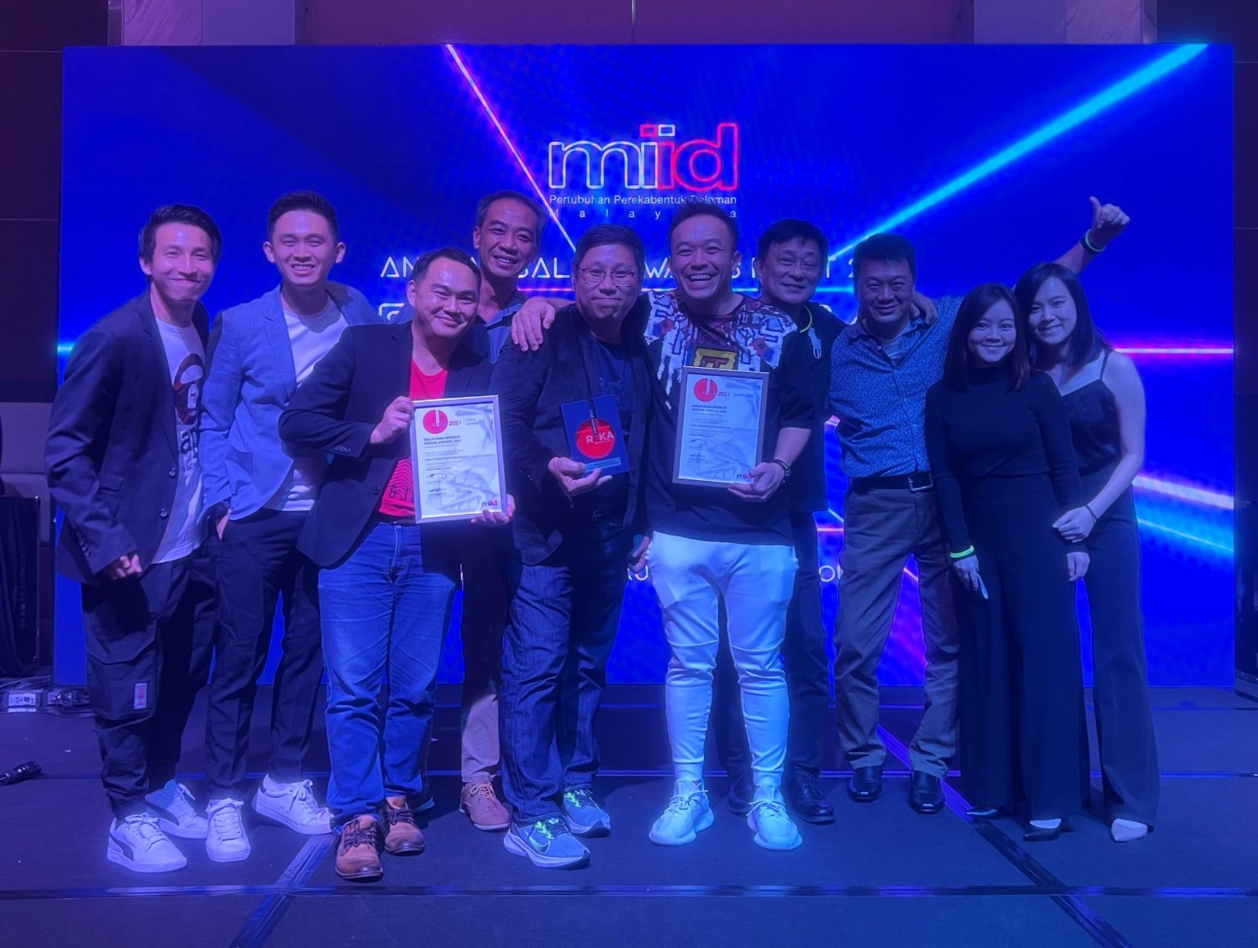 MIID REKA Awards - Interior Builder Category - Gold Award 2021