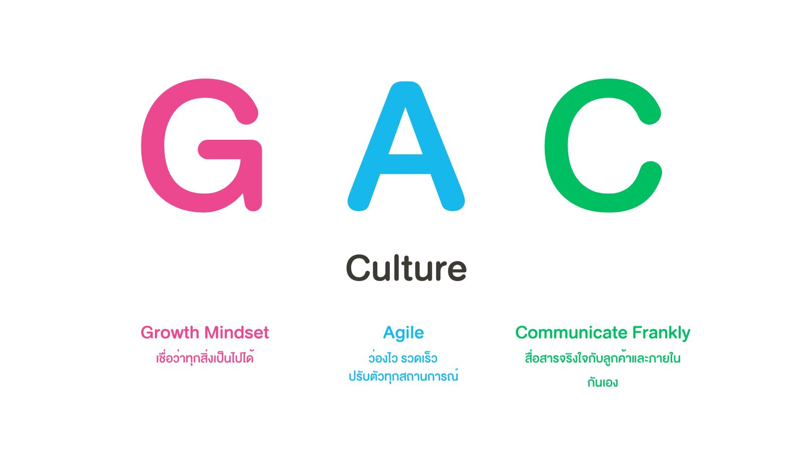 Company's culture and value information