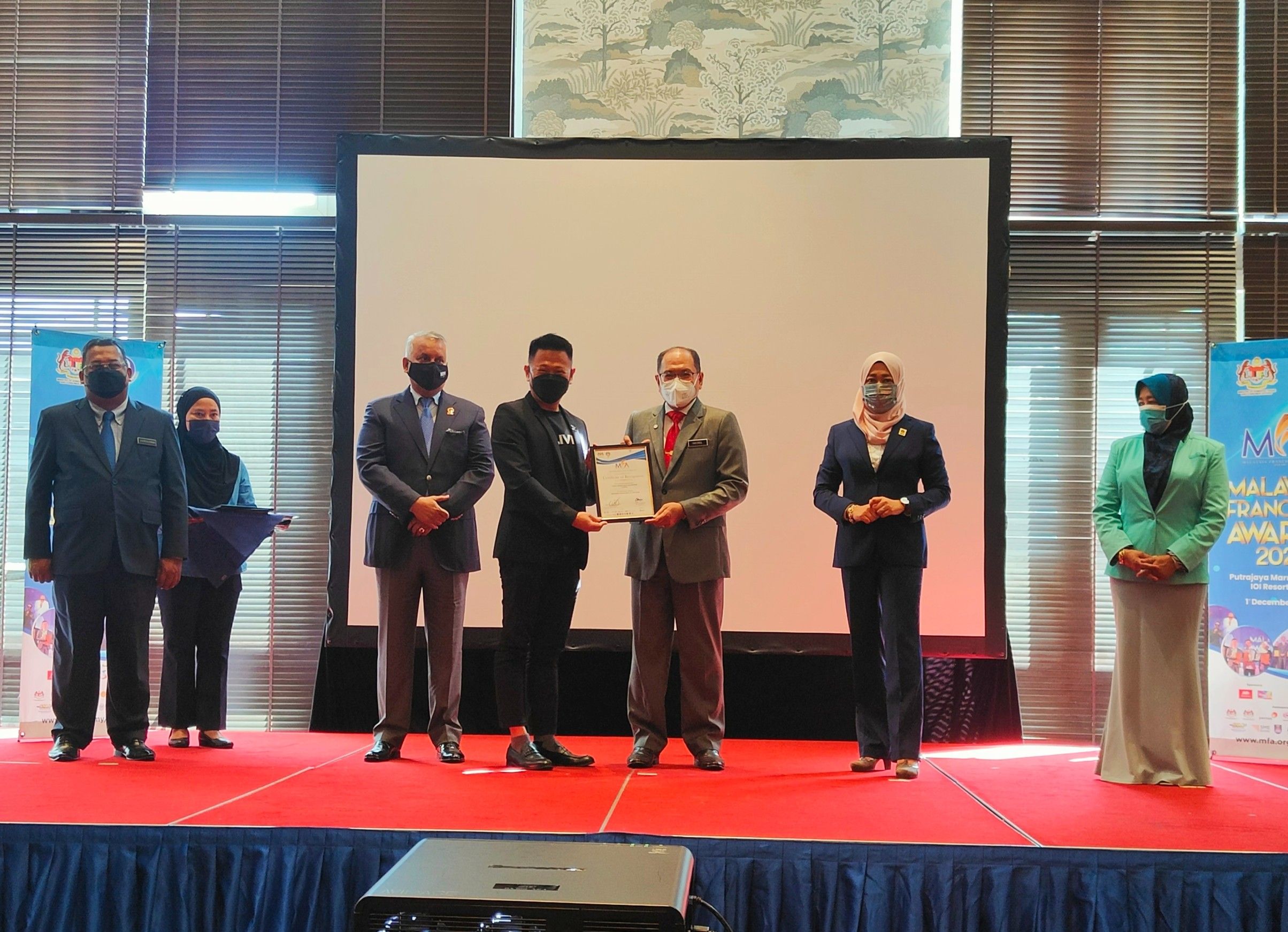 Top 3 finalists "Emerging Franchisor of The Year" for Malaysia Franchise Awards 2021