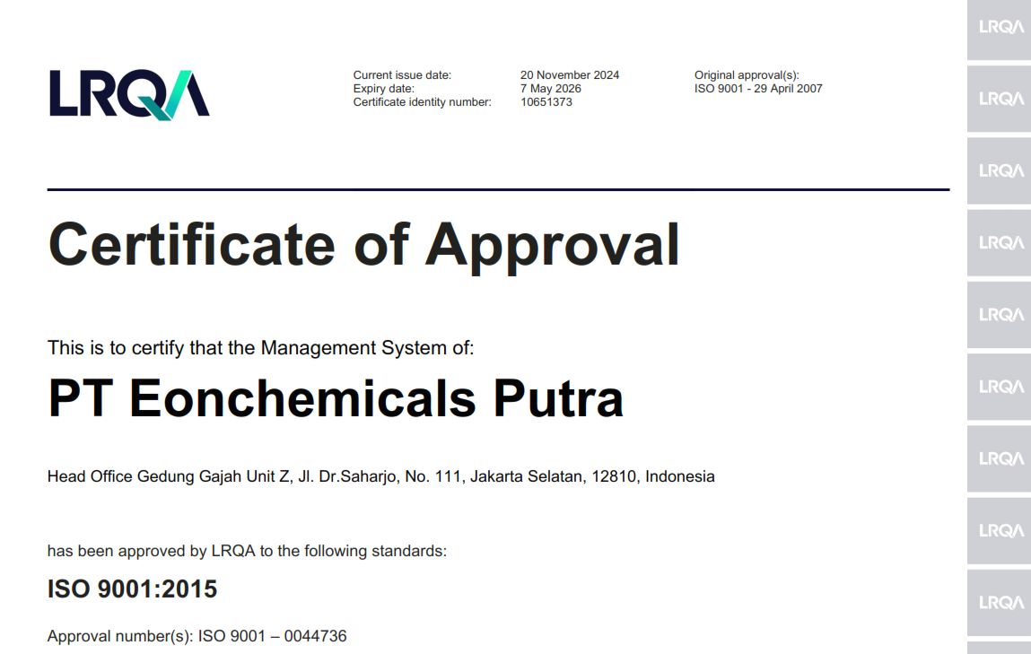 ISO 9001 (Sistem Manajemeng Kualitas) 2024