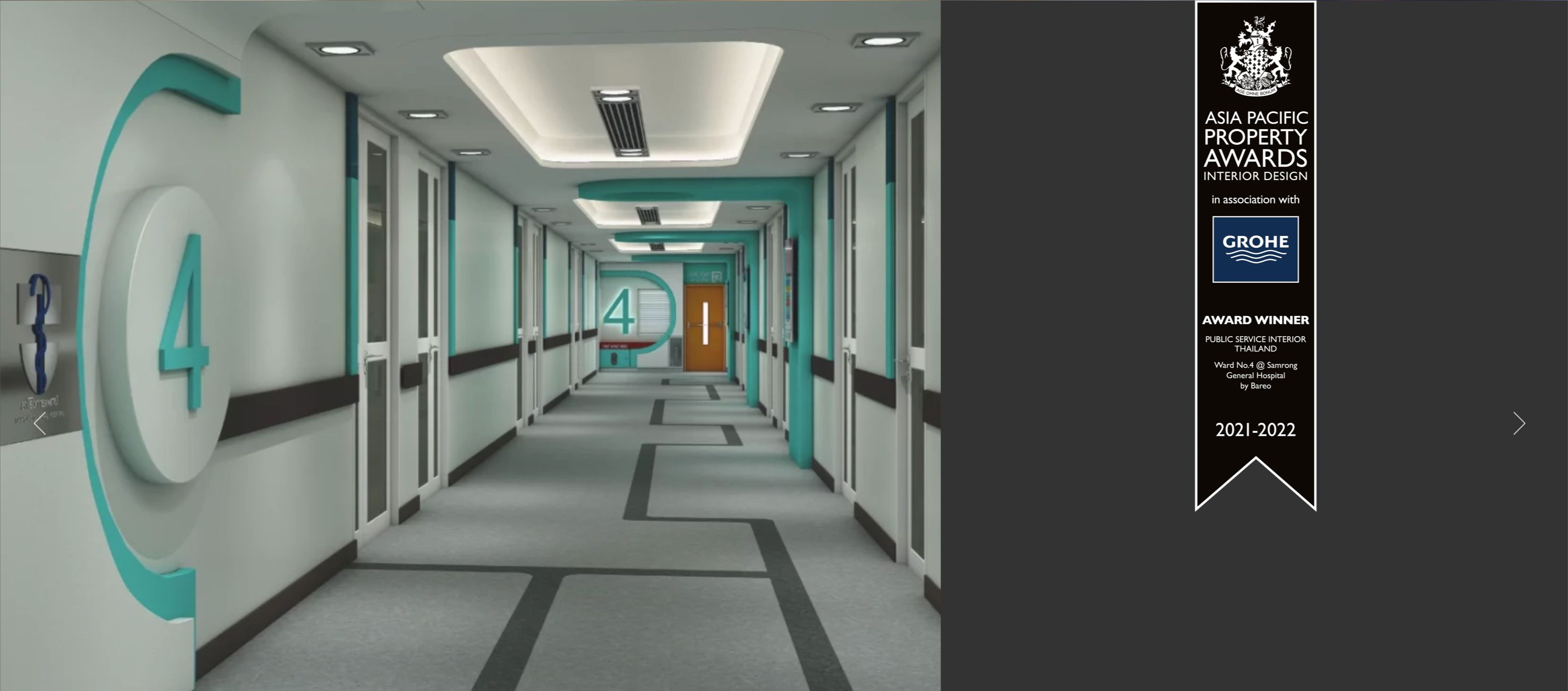 Asia Pacific Property Awards - Award Winner - Public Service Interior 2022