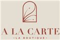 A LA CARTE la boutique's logo