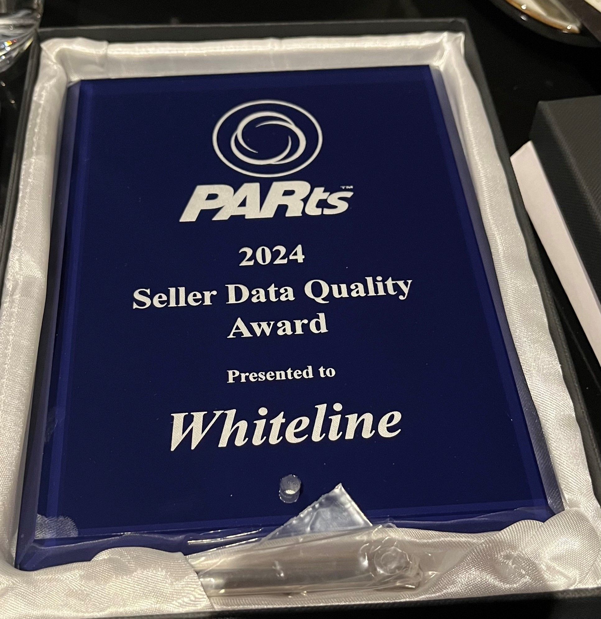 Whiteline - PARts DB Seller Data Quality award 2024