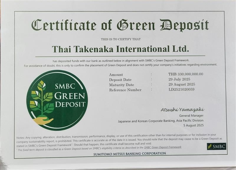 Certificate of Green Deposit 2024
