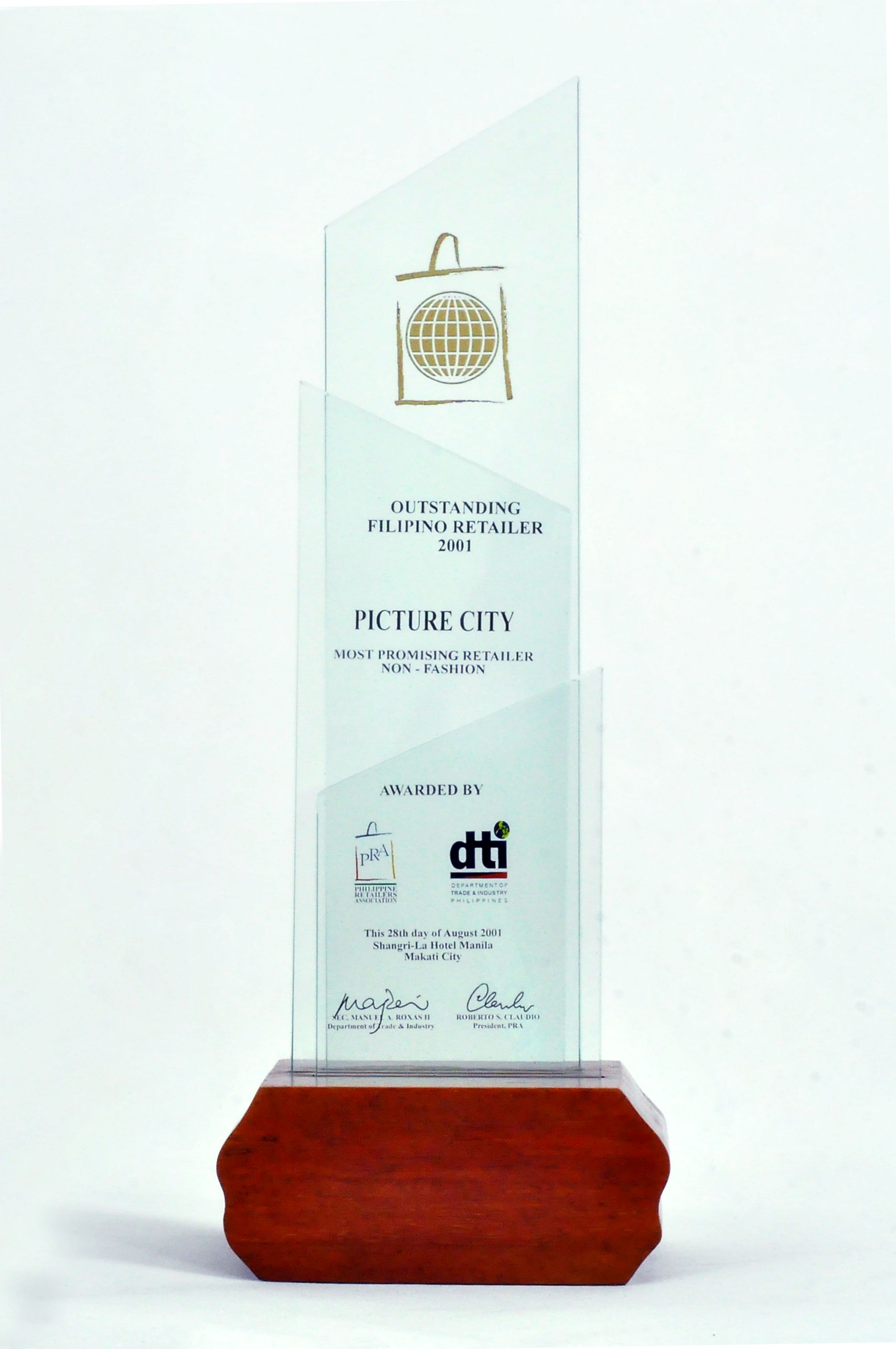 Outstanding Filipino Retailer: Most Promising Retailer Non-Fashion 2001