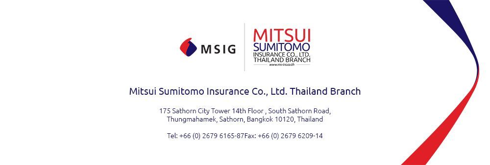 Mitsui Sumitomo Insurance CO., Ltd. Thailand Branch's banner