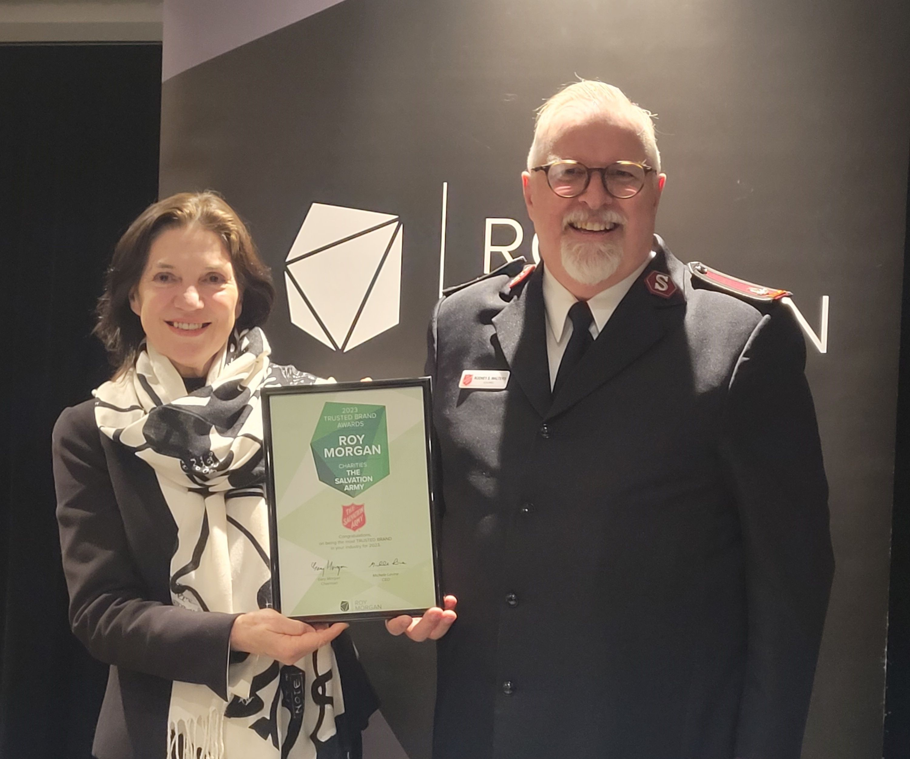 Roy Morgan Trusted Brand Award 2023