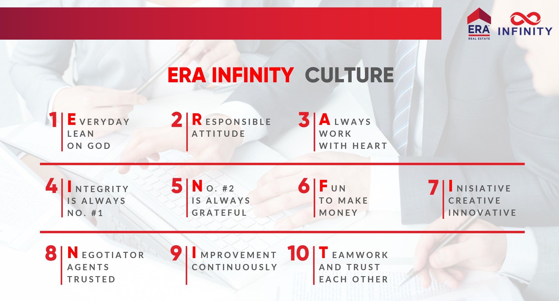 Company's culture and value information