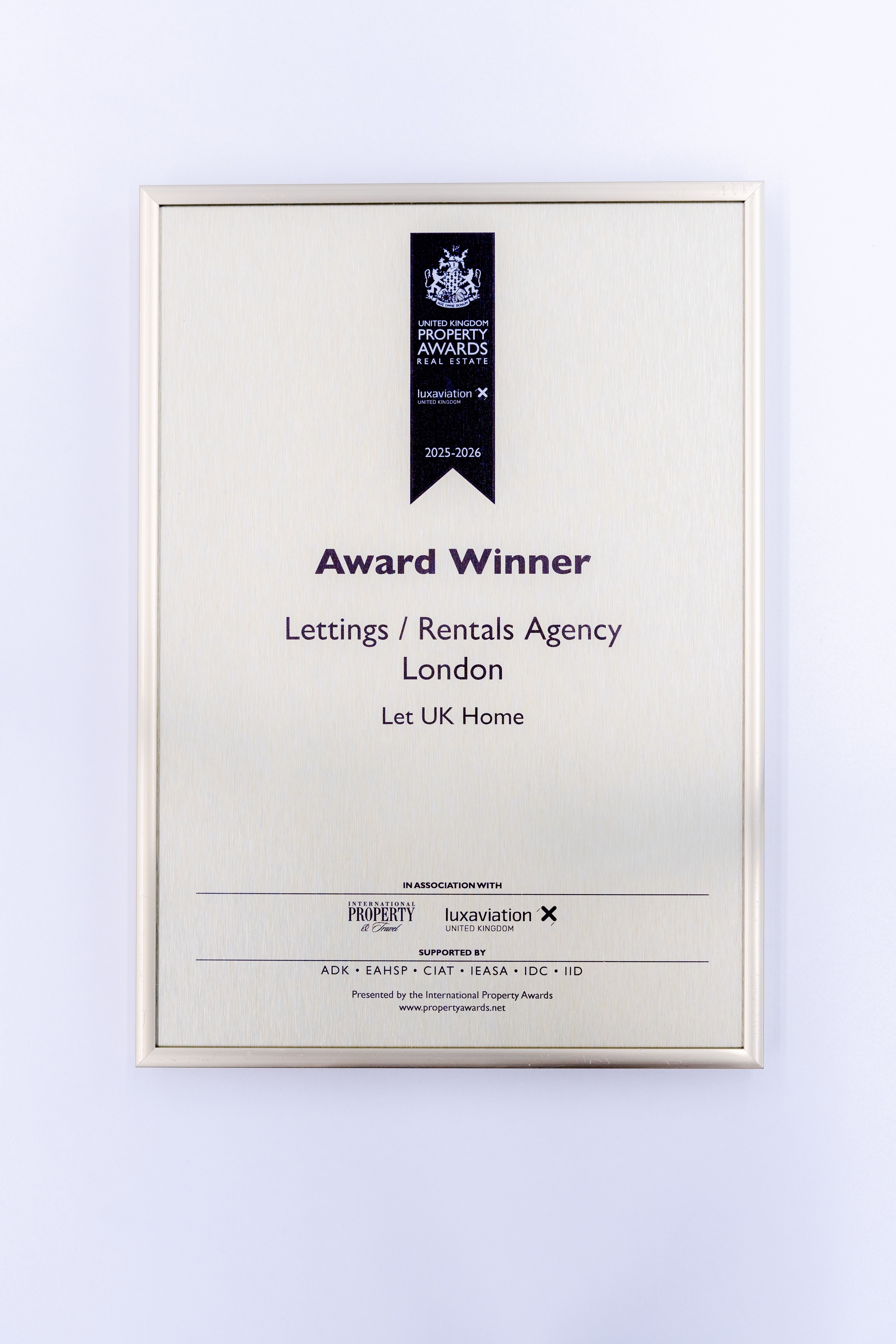 IPA Lettings / Rentals Agency London 2025