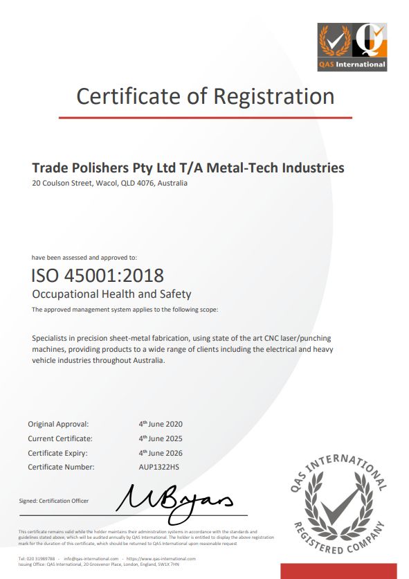 ISO 45001 2018