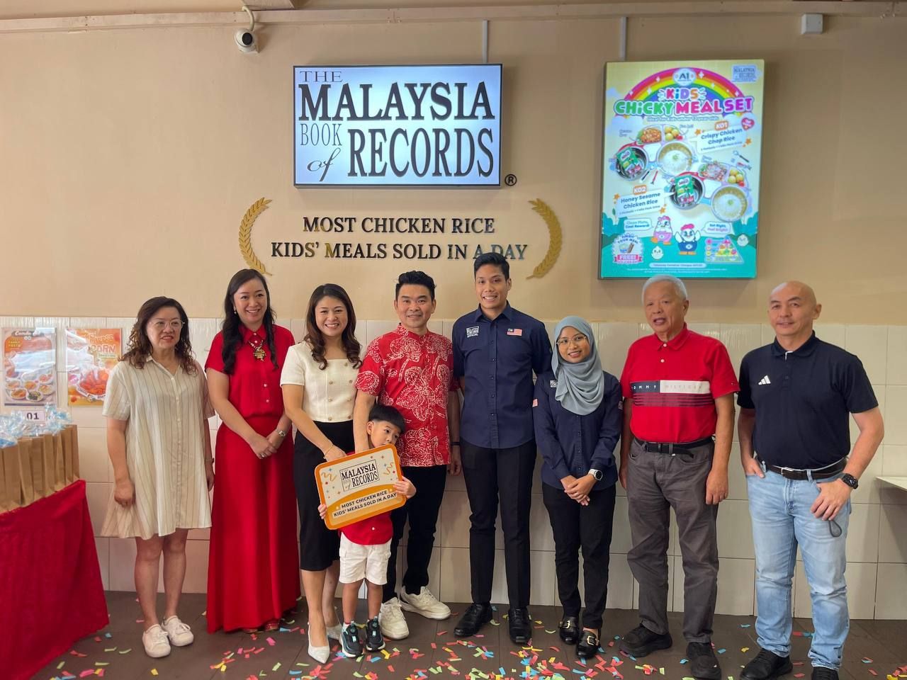 Malaysia Book of Records - Most Chicken Rice Kids' Meal Sold in A Day 2025