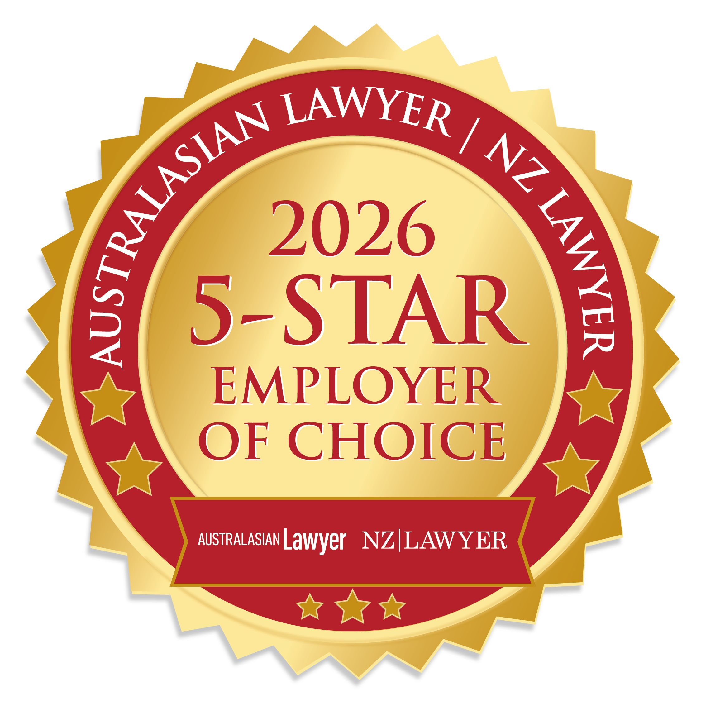Australasian Lawyer Employer of Choice 2026