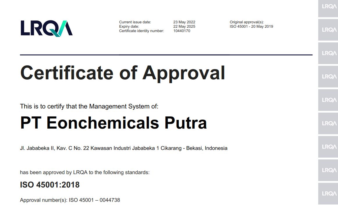 ISO 45001 (Sistem Manajemen Kesehatan & Keselamatan Kerja) 2022