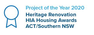 HIA Project Of The Year - Heritage Renovation 2020