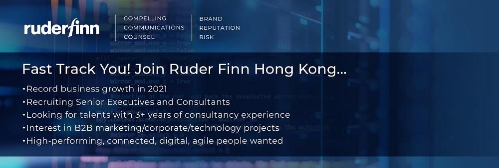 Ruder Finn Asia Ltd's banner