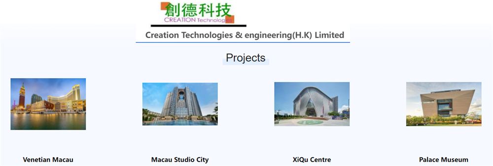 Creation Technologies & Engineering (H.K.) Limited's banner