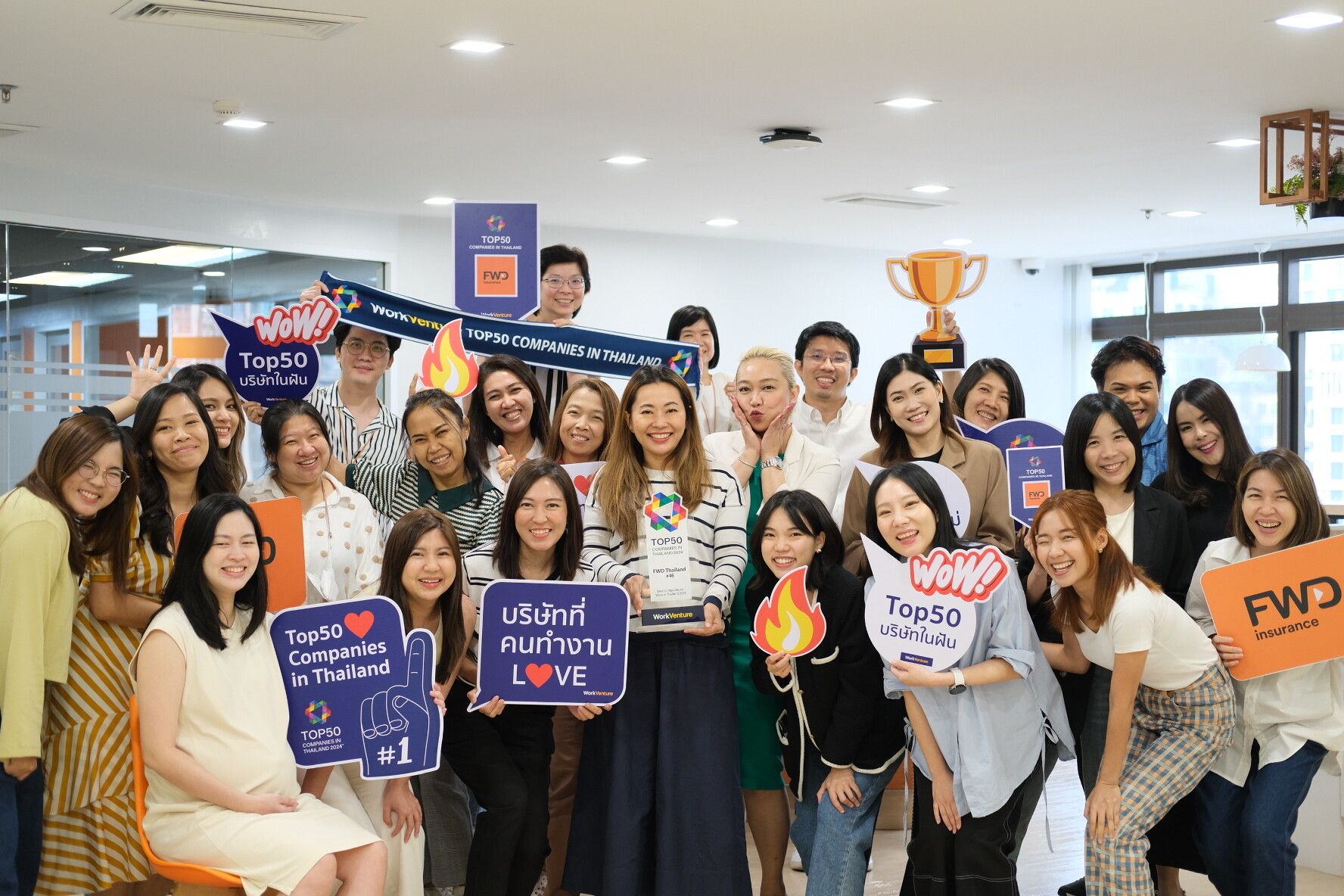 Top 50 Companies in Thailand from WorkVenture 2023