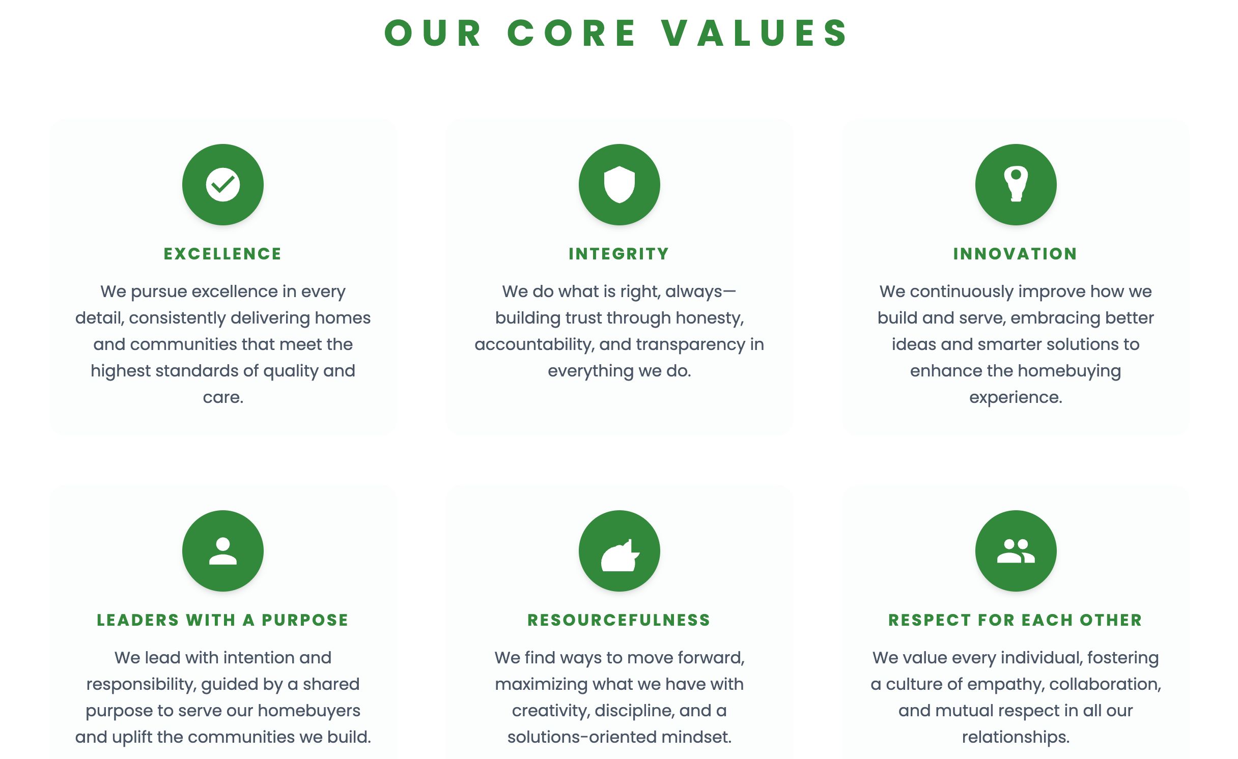Company's culture and value information