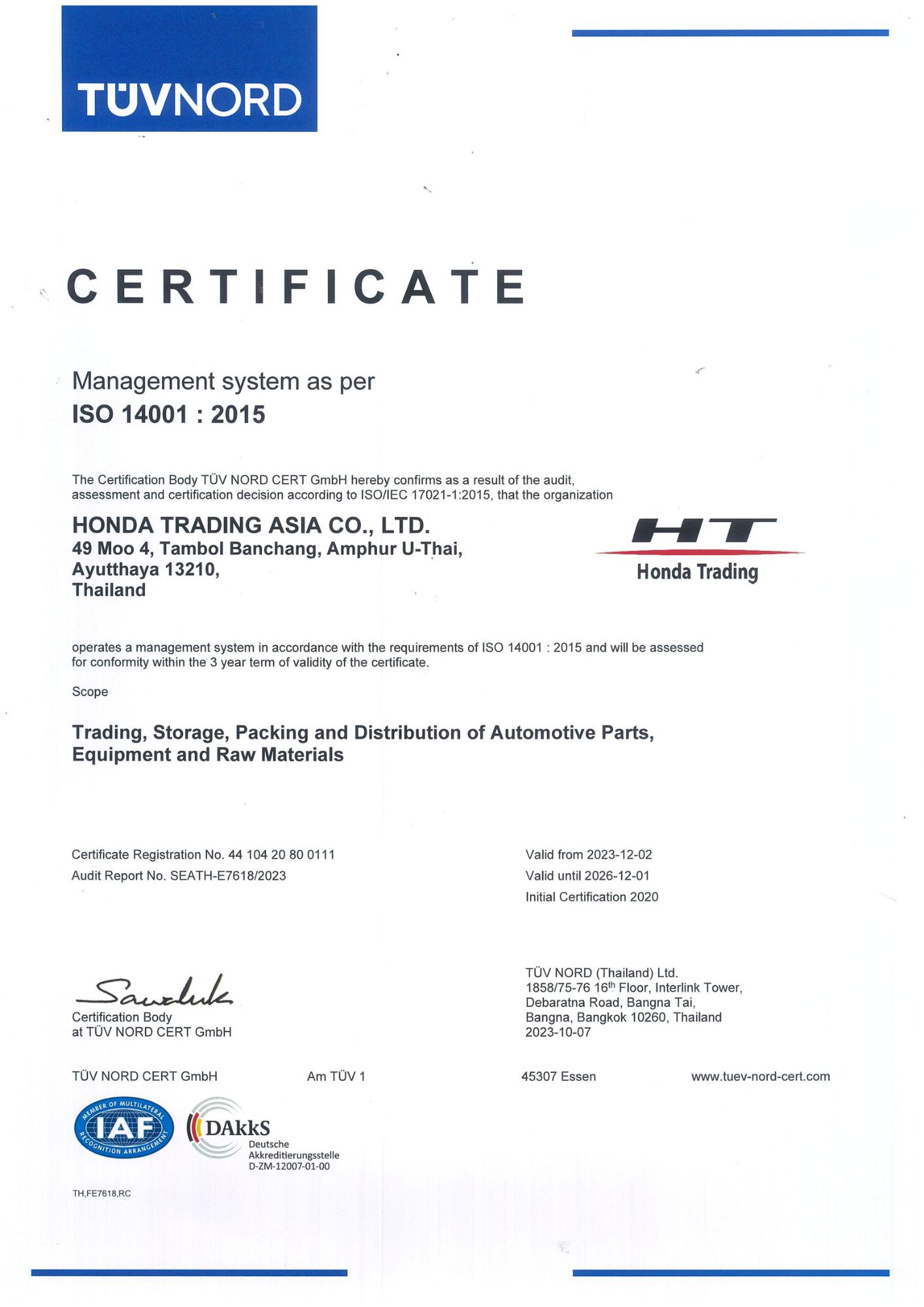 ISO14001 2022