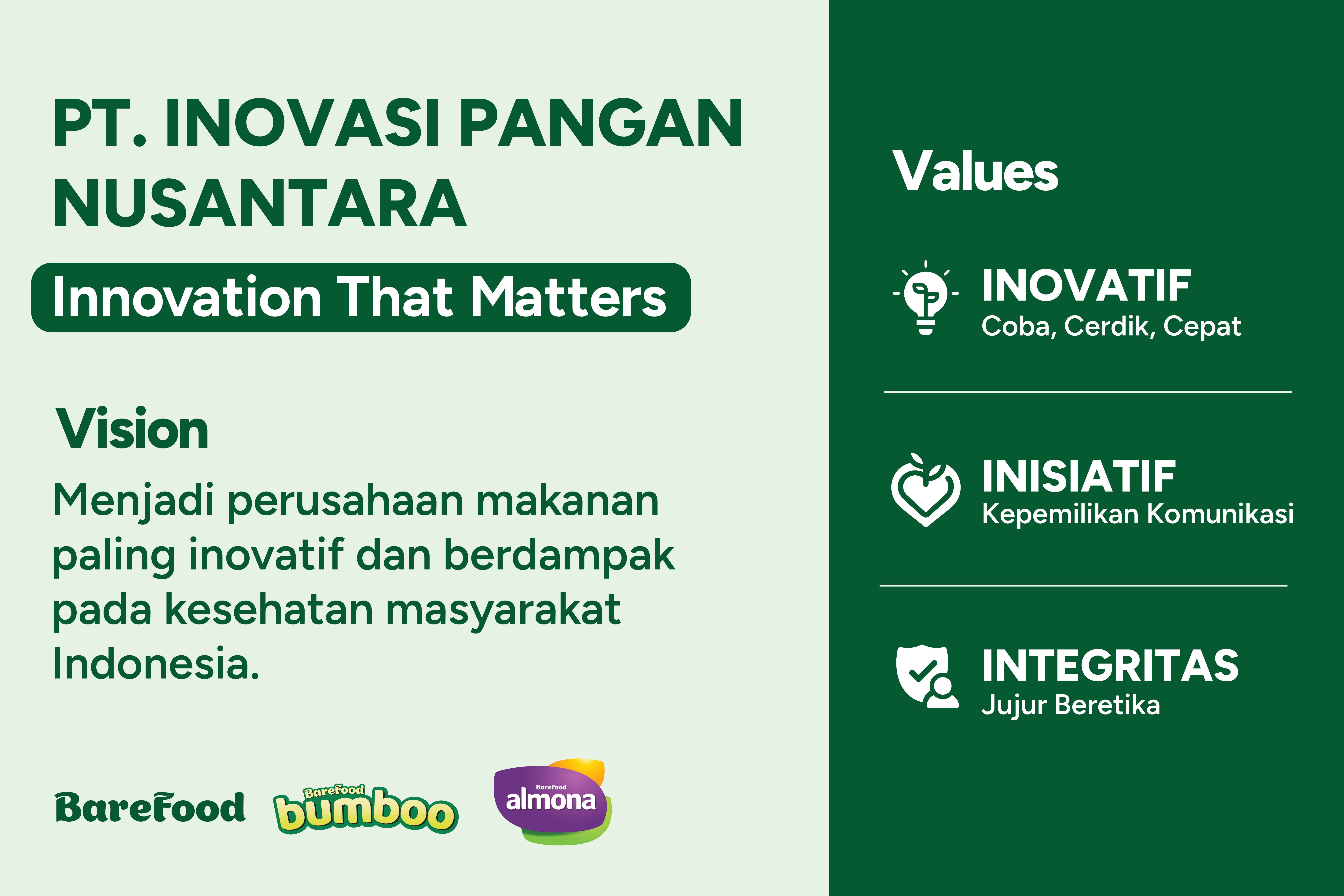 Company's culture and value information