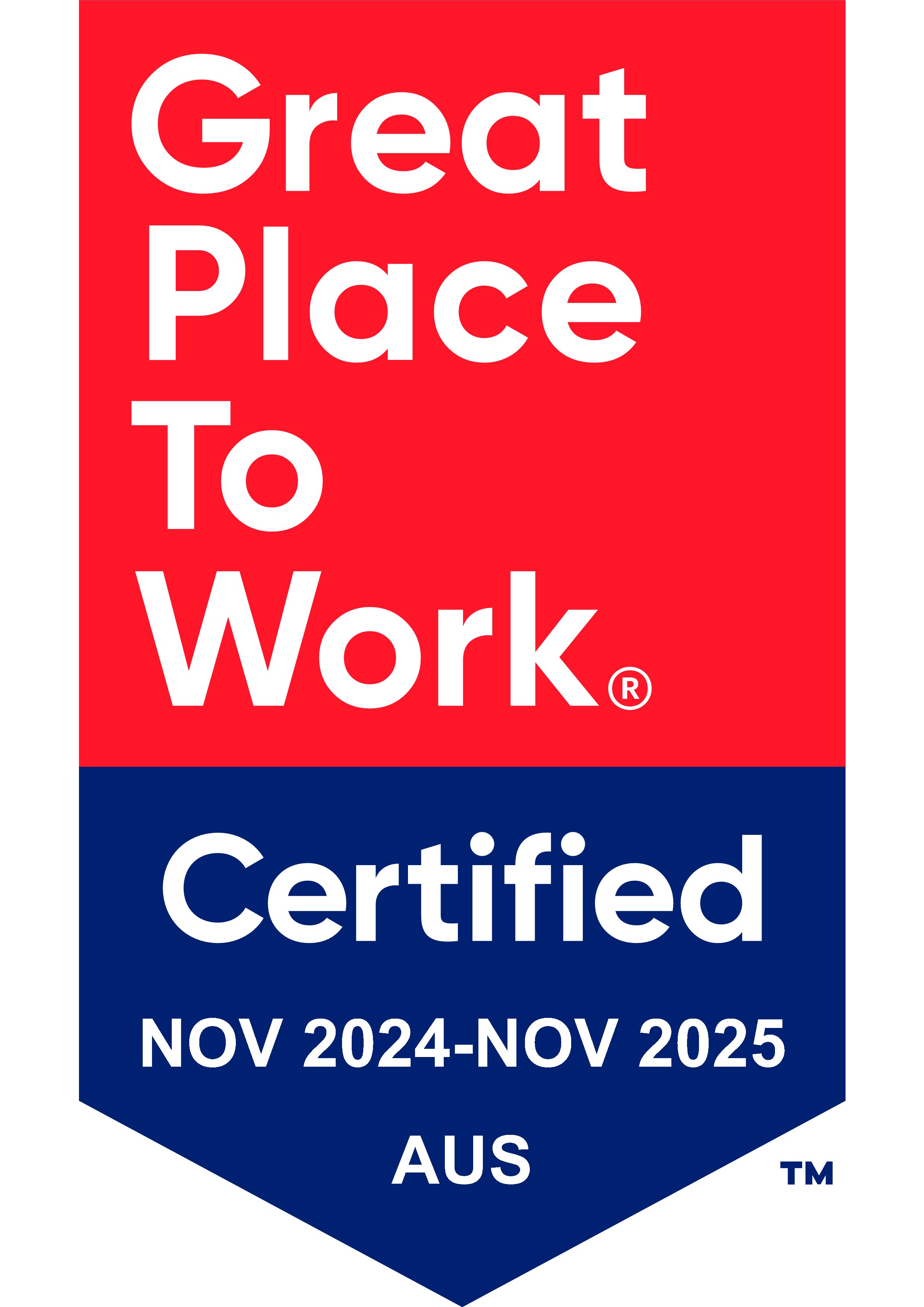 Great Place to Work Certification 2024