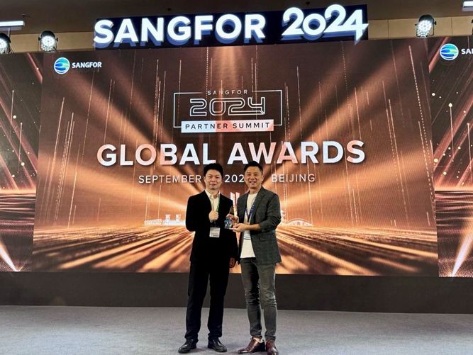 Best Partner for Cybersecurity 2023 by Sang for Technologies 2024